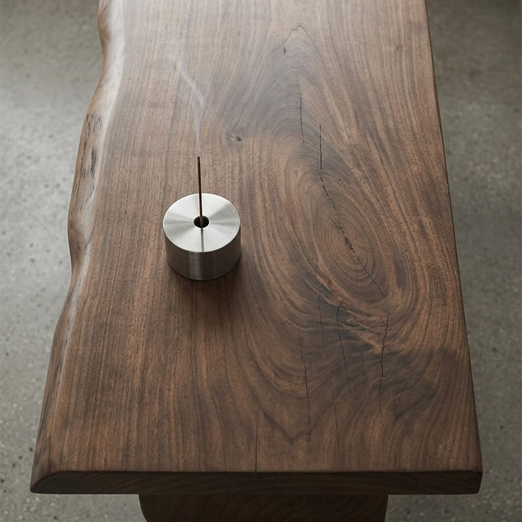 Natural Solid Pine Wood Console Table