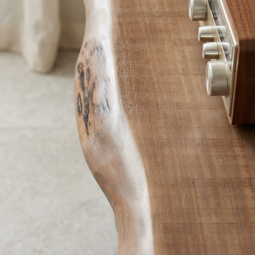 Natural Solid Pine Wood Console Table